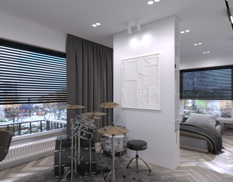 Жилая квартира для молодого человека, 99,48 кв.м.