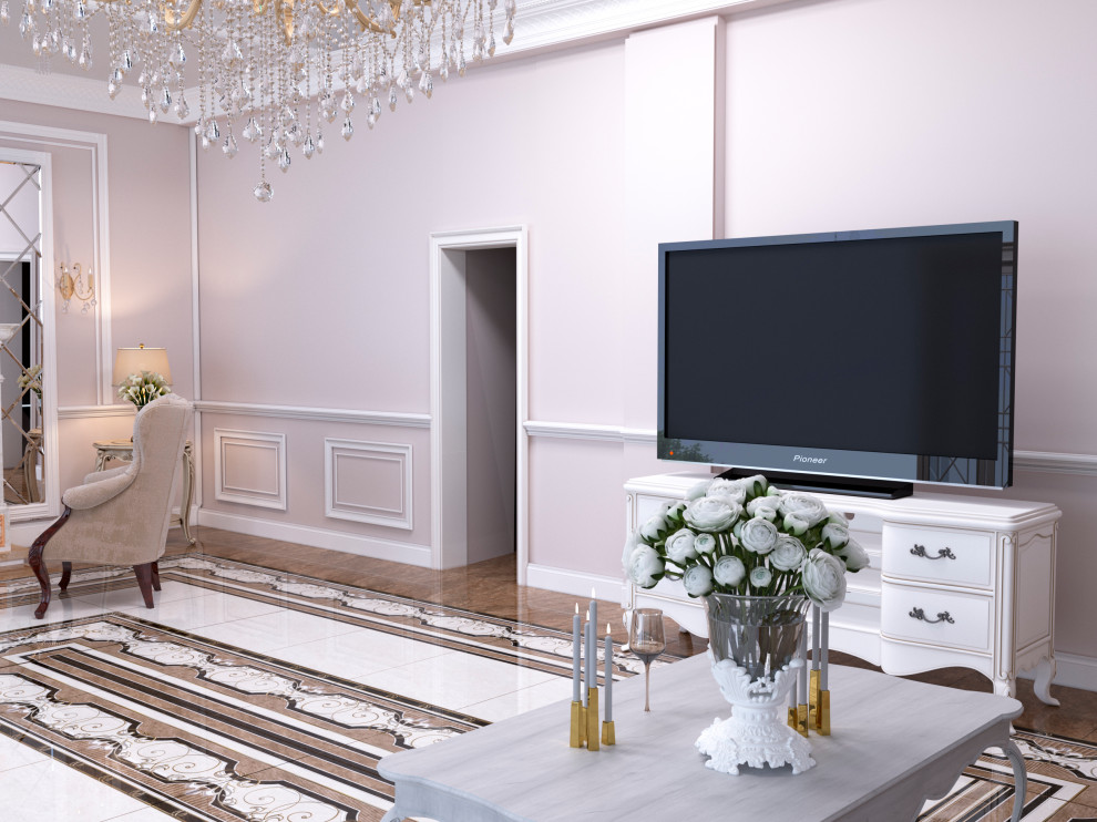 Дизайн каминной в классическом стиле