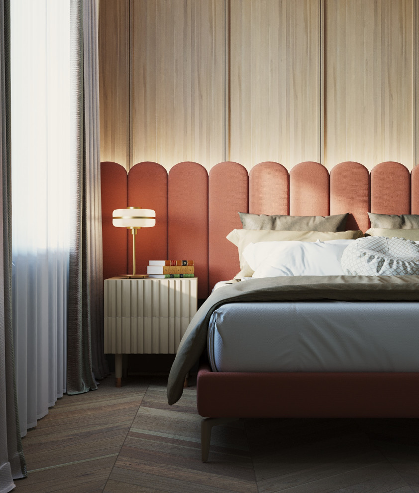 Обложка проекта: Спальная комната в ЖК Баухаус