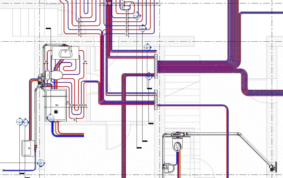 Инженерные системы загородного дома 600 м2