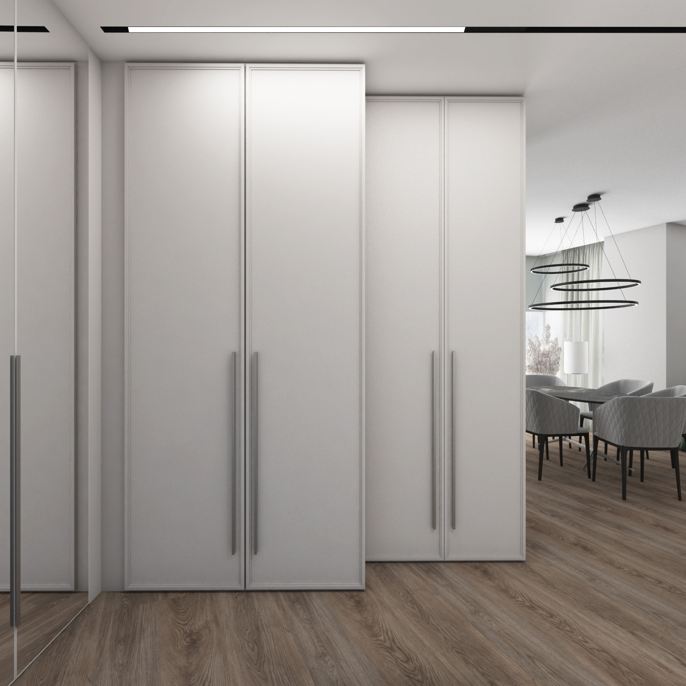 Оливковый в сером