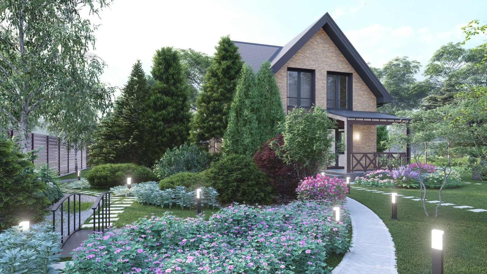 Комплексный проект дома и участка в Чертовицах