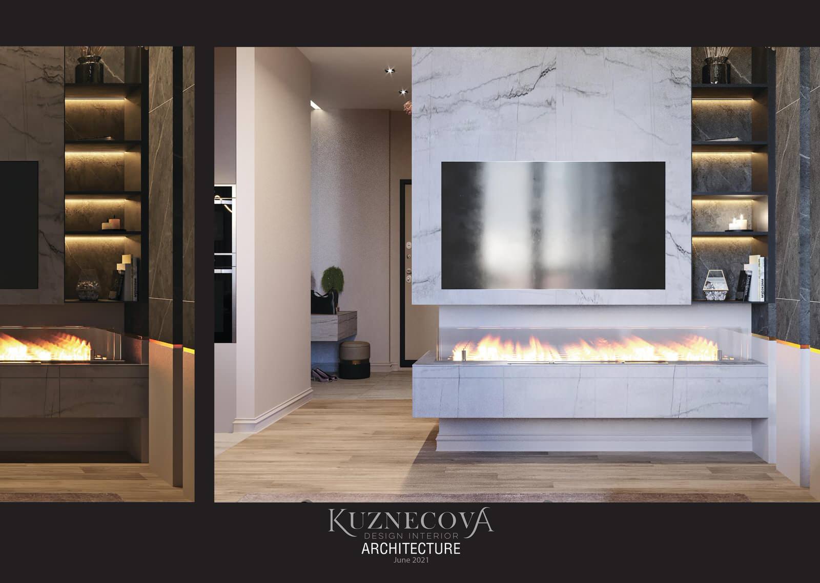 Кухня - гостиная 21 м²