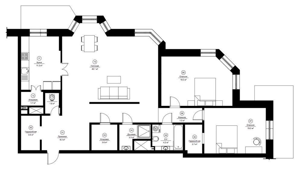 Квартира на мосфильмовской