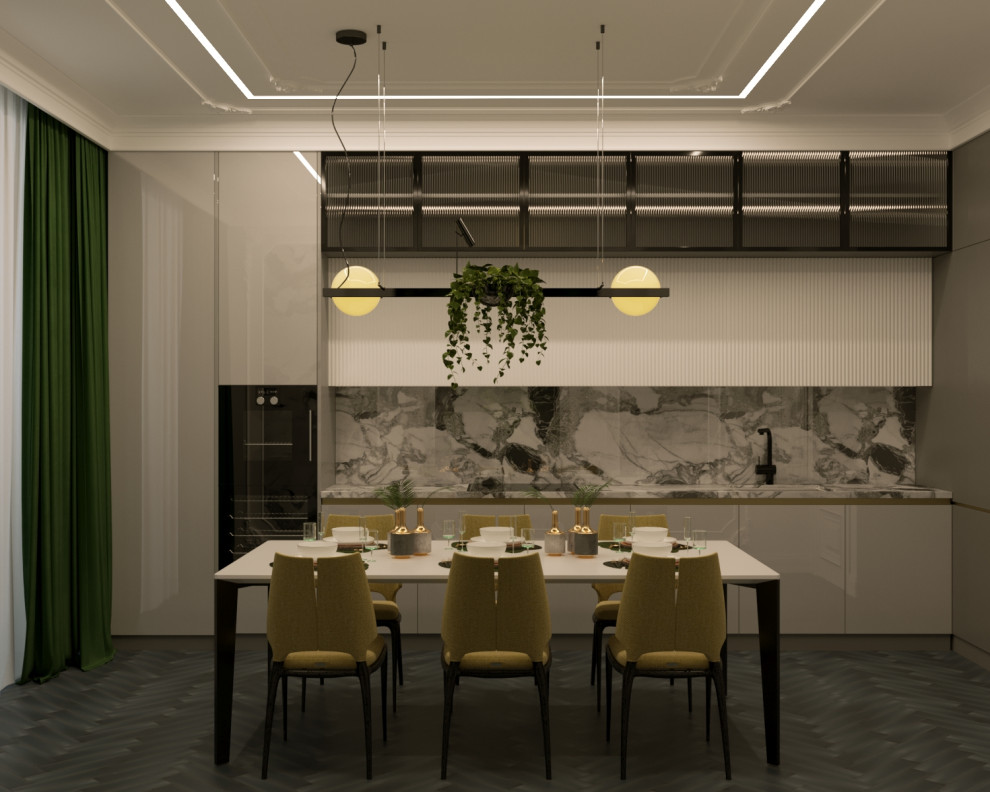 Кухня ЖК Суббота "Пальмовая ветвь"