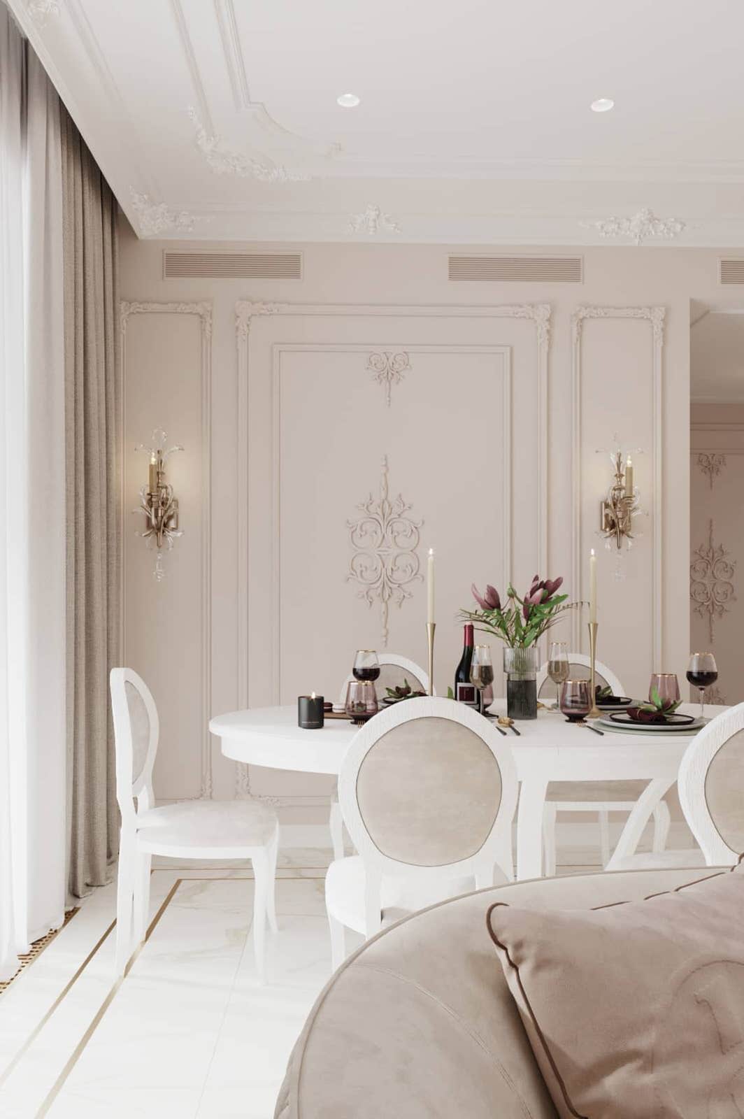 Дизайн и ремонт таунхауса в ЖК «Николинские ключи» — Роскошь вне времени