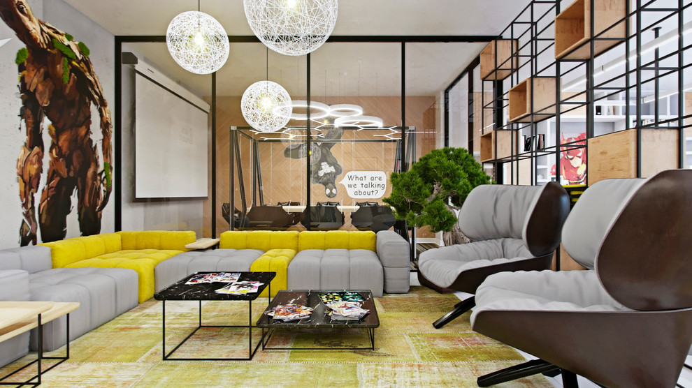 Креативный open space офис IT-компании.