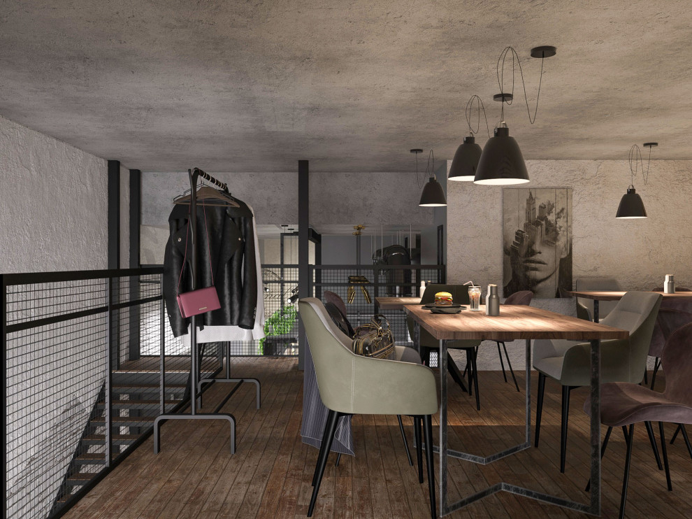 Обложка проекта: Ресторан в стиле лофт