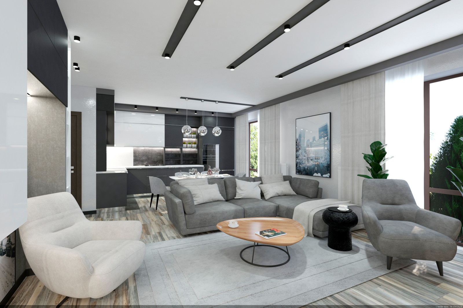 Такой интерьер дома в КП Дон