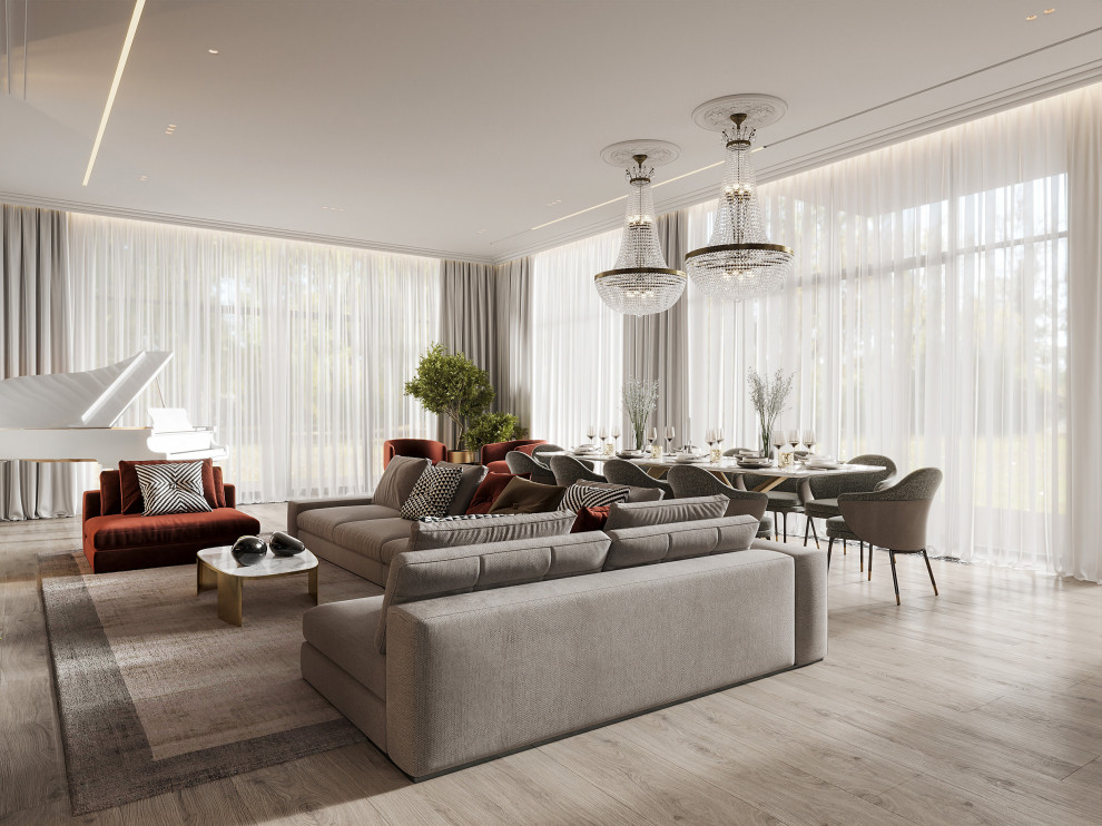 Дизайн-проект жилого дома в КП «Папушево» 409.8 кв.м