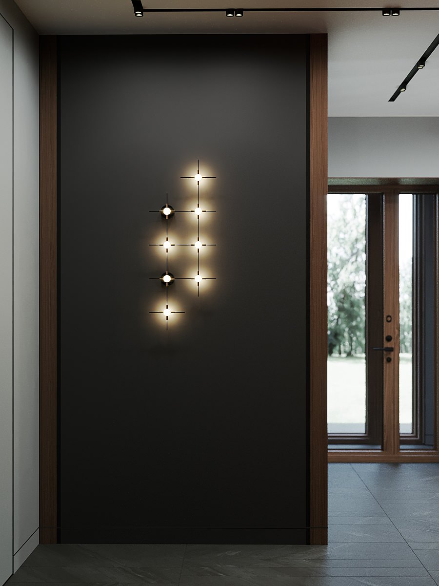 Дизайн интерьера загородного дома д. Никульское