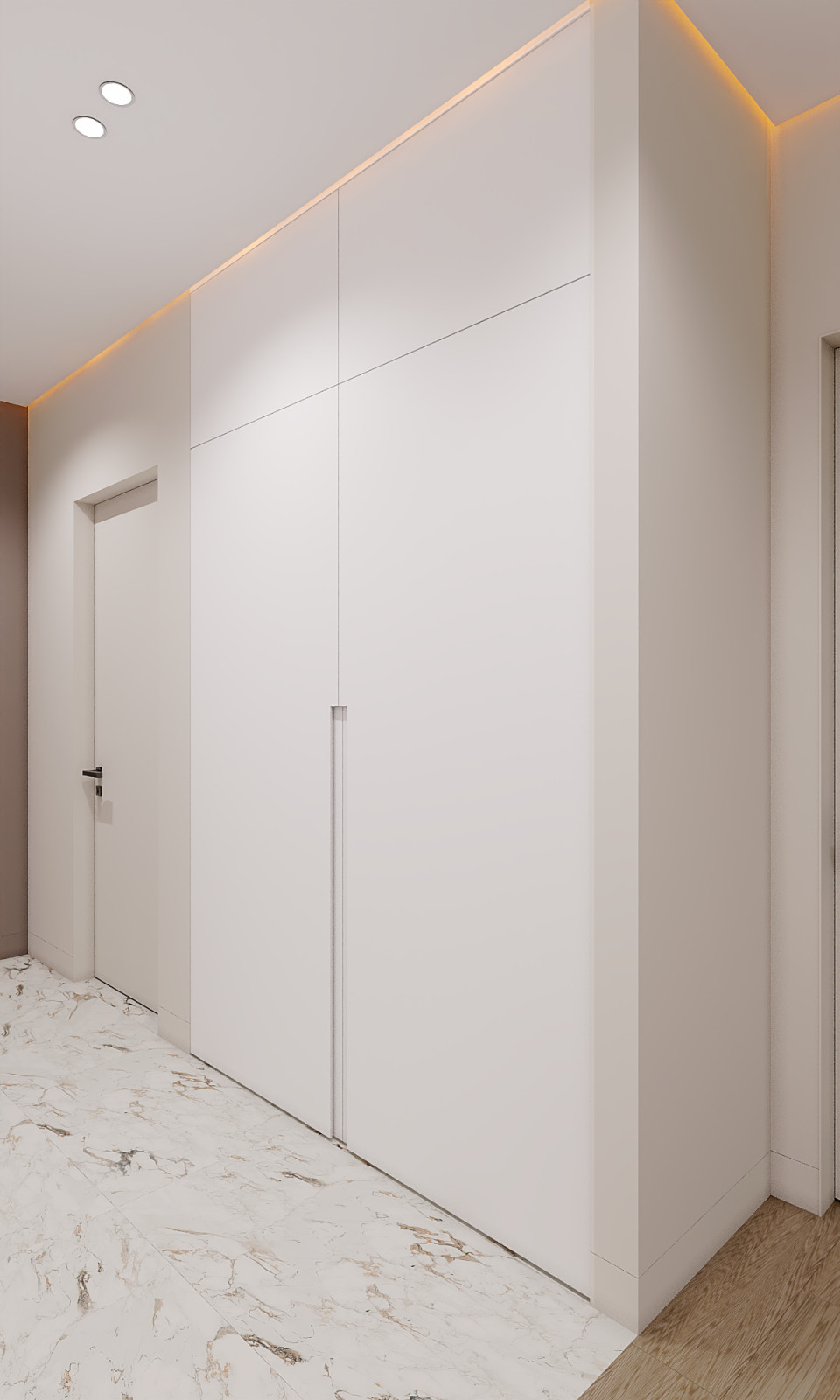 Дизайн проект Московской квартиры для семьи с сыном