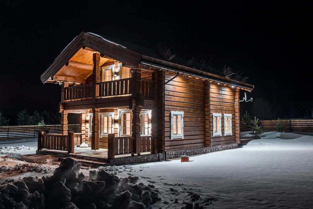 Обложка проекта: Дом из лафета