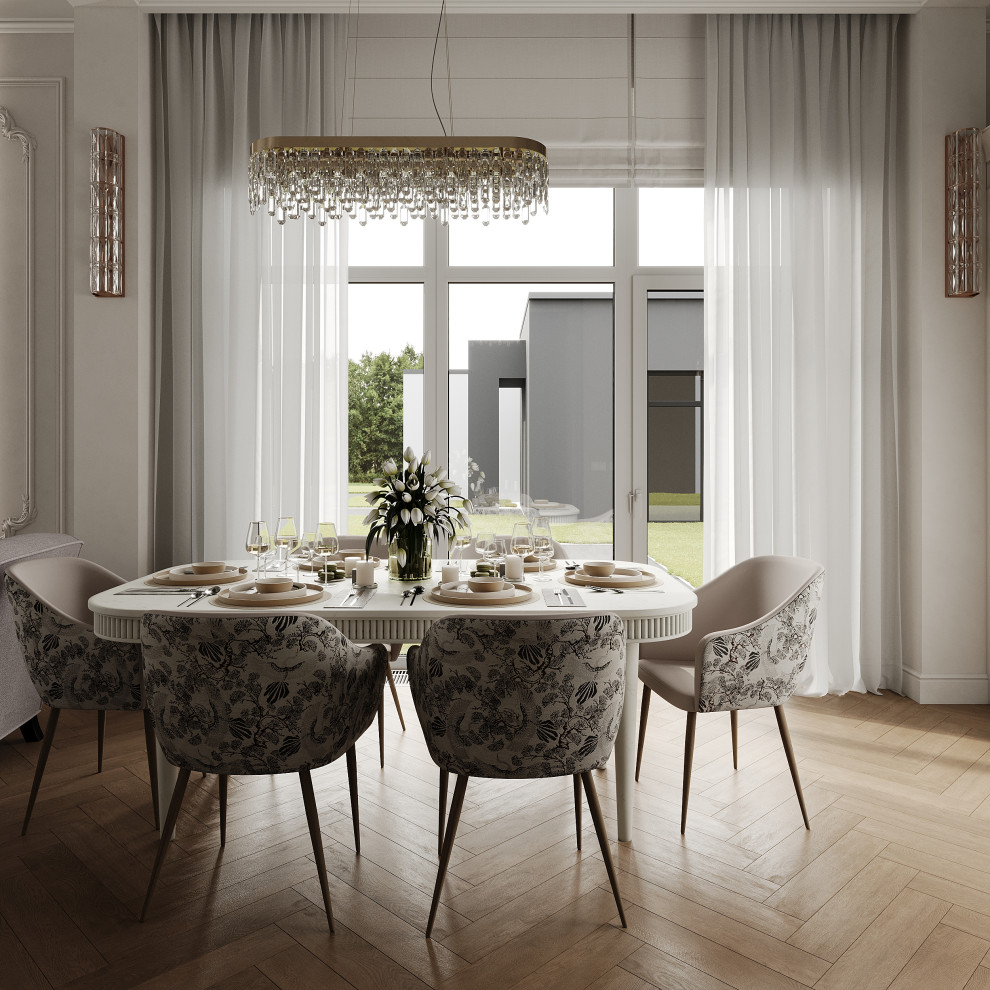 Дизайн-проект кухни-гостиной в частном доме