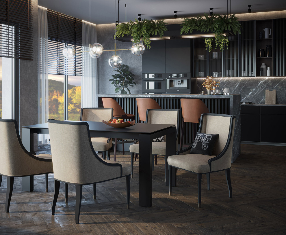 Обложка проекта: Подмосковье. Частное домовладение. Первый этаж.