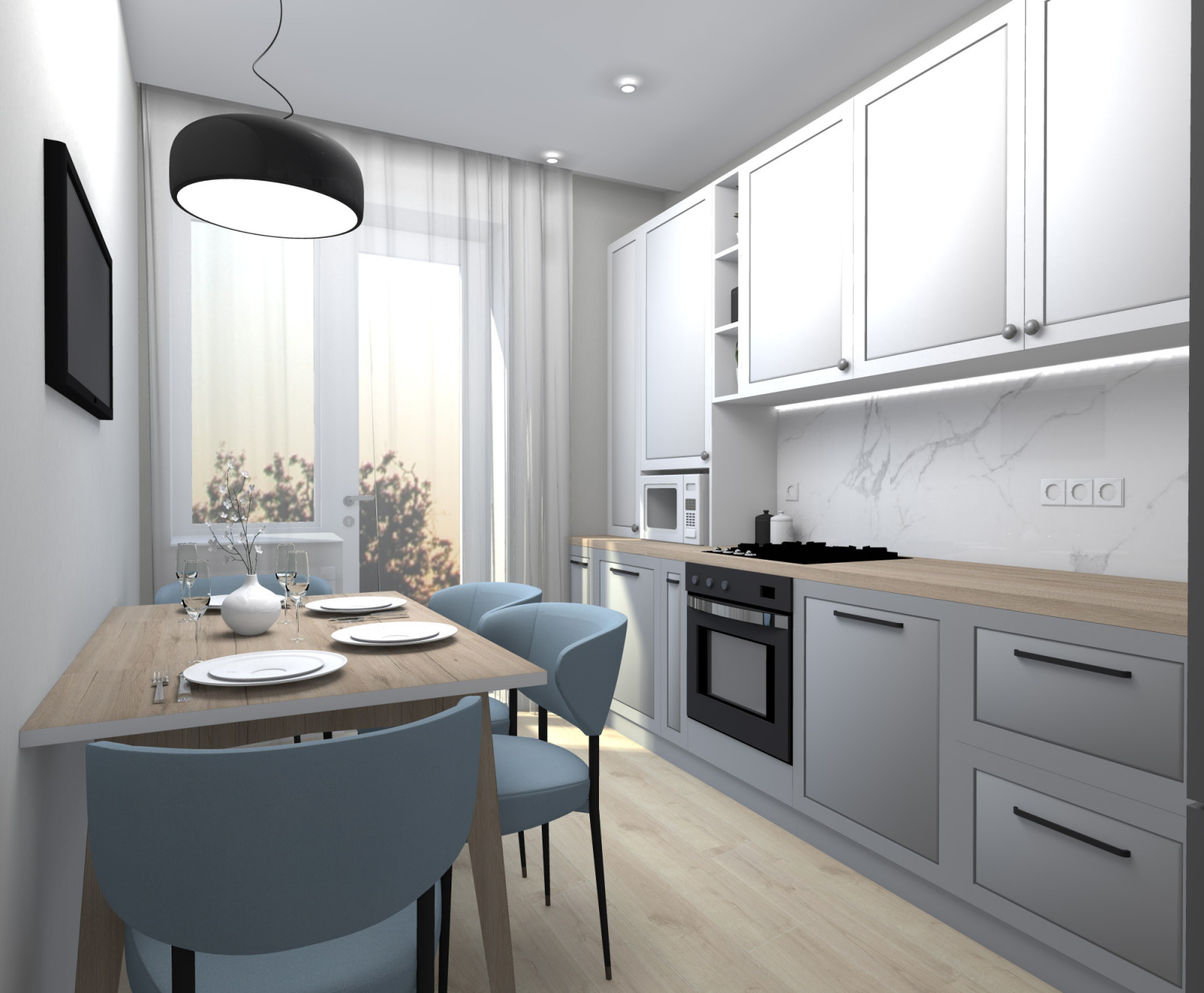 Дизайн-проект двухкомнатной квартиры по ул. Суворова