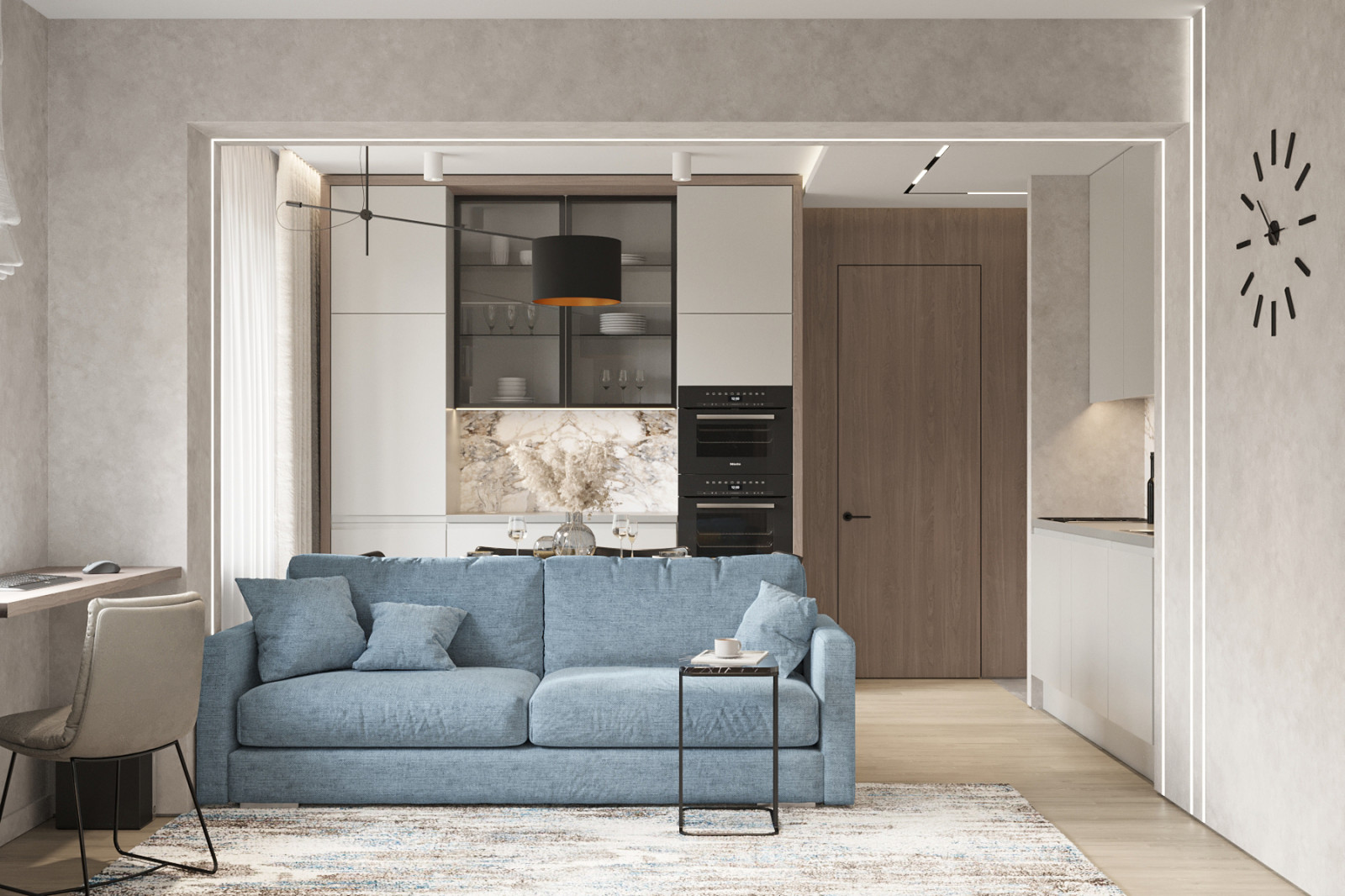 Проект квартиры ЖК "Новая Династия" 43 м.кв.