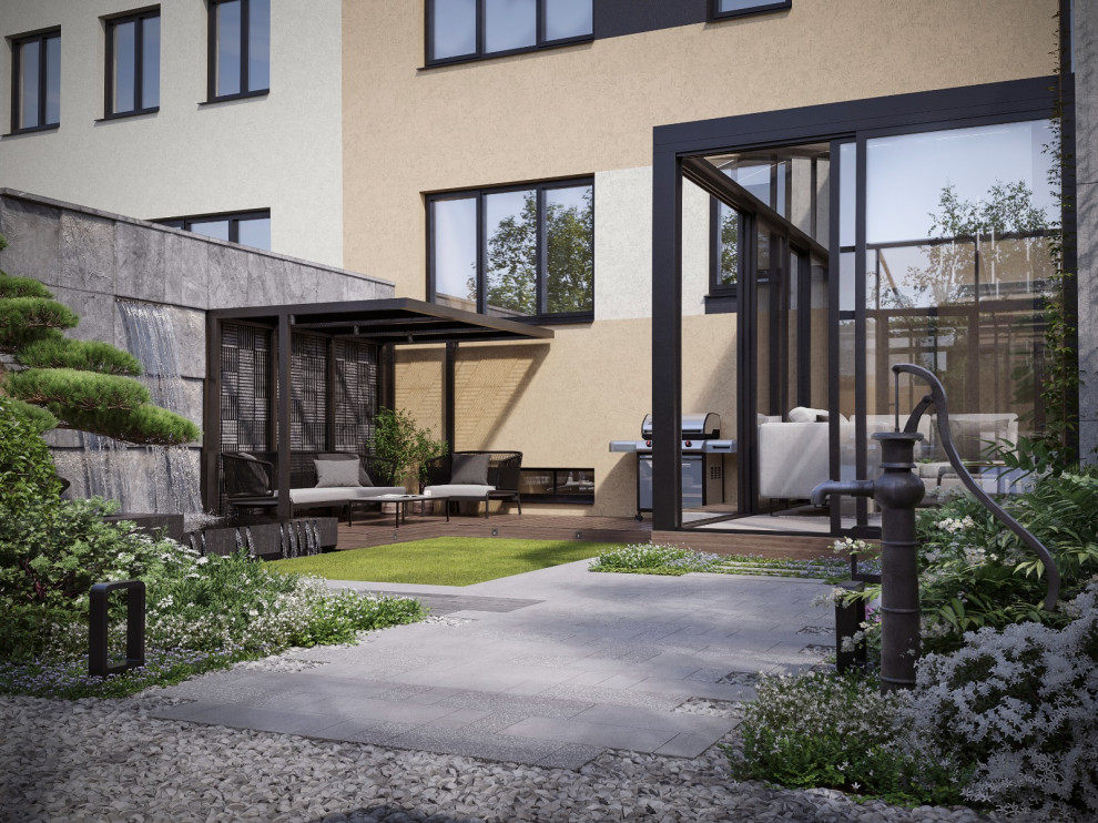 Городской современный сад