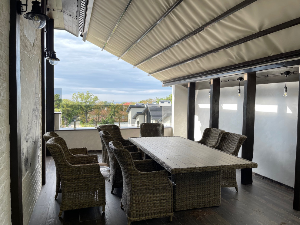 Обложка проекта: терраса на крыше жилого дома в г. Геленджике