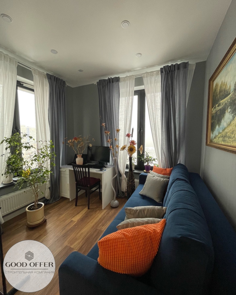 Обложка проекта: ЖК DISCOVERY . Евротрешка 53,7 м², 2 с/у . №_150_2021