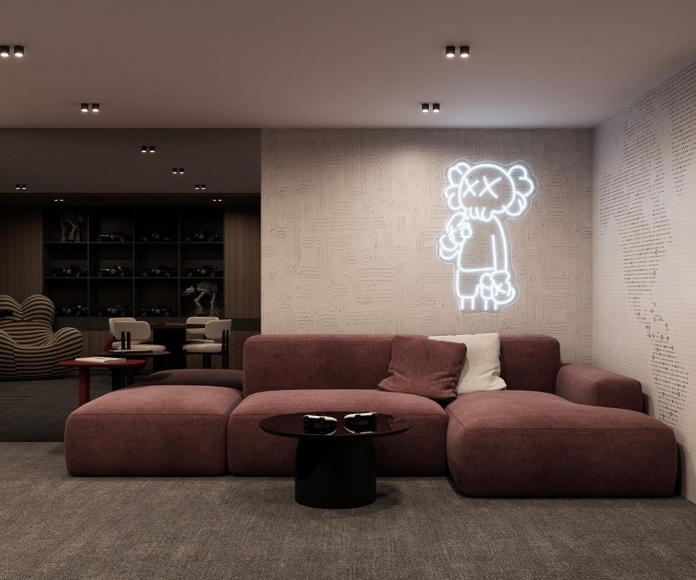 Цокольный этаж дома Тихая роскошь