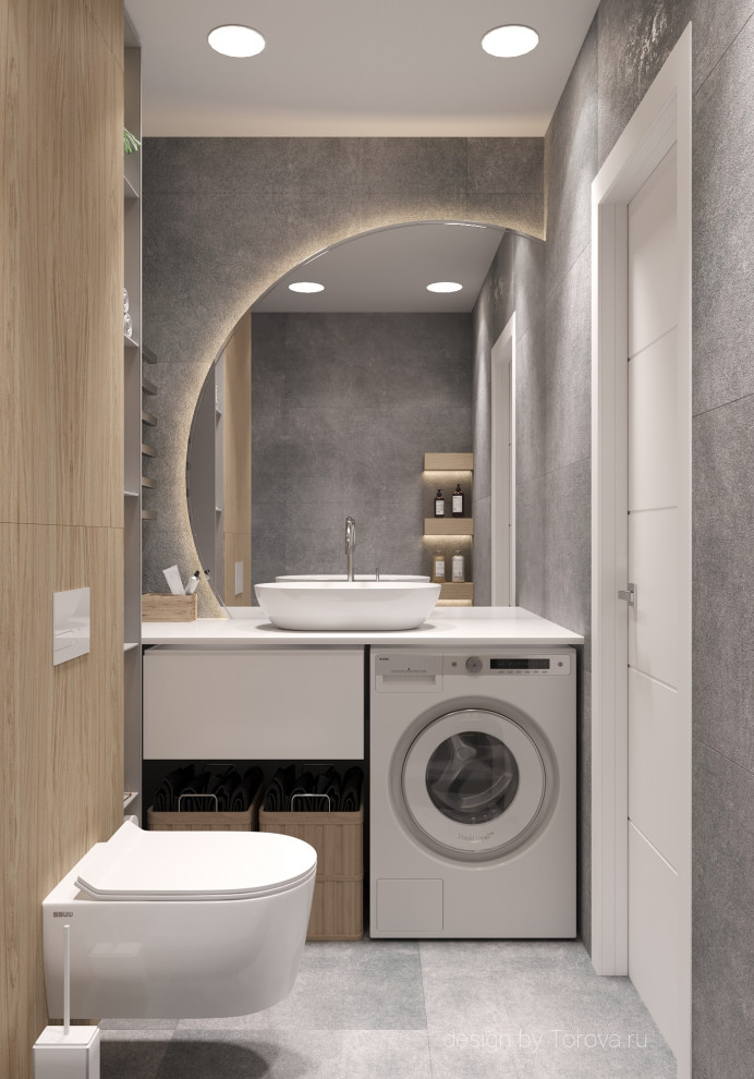 Санузел для 1-комнатной квартиры