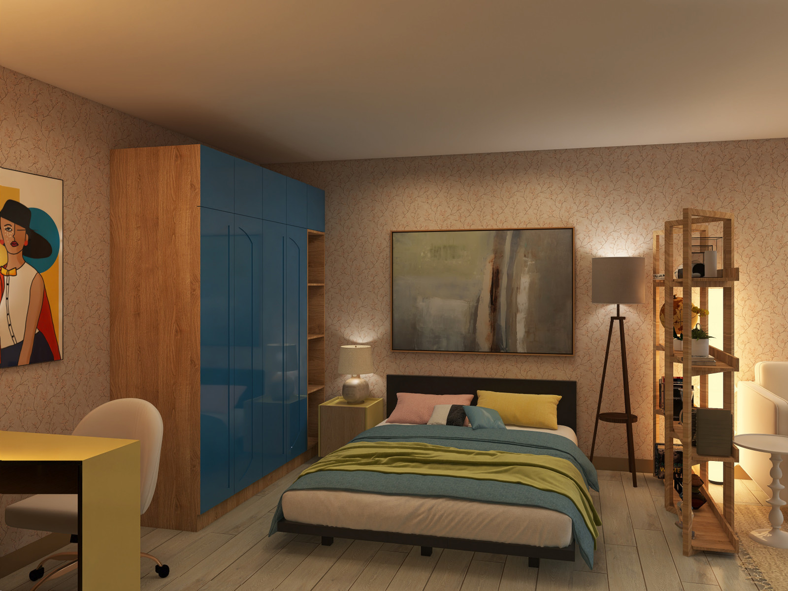 Комплектация комнаты в однокомнатной квартире