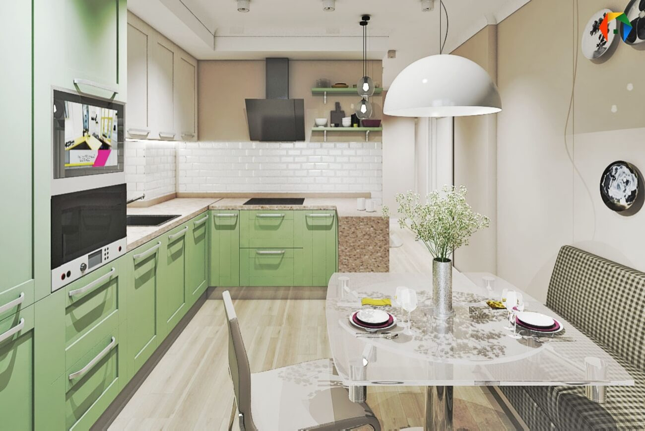 Березовая аллея. Дизайн проект двухкомнатной квартиры