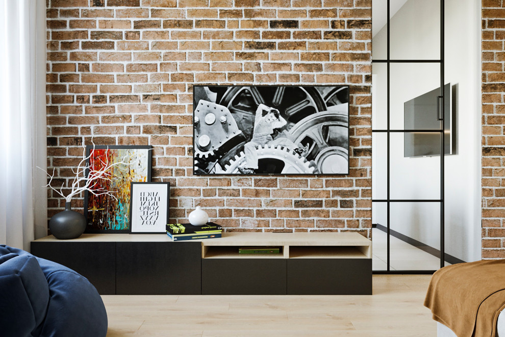 Обложка проекта: Квартира для большой семьи с элементами лофт