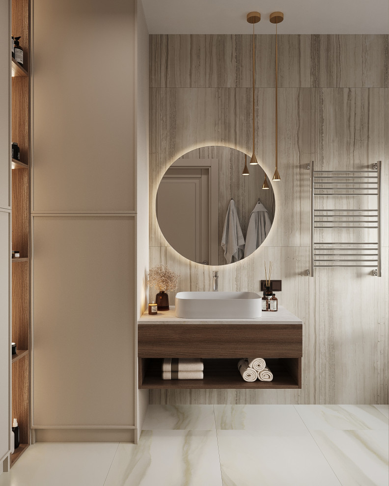 Обложка проекта: Душевая с окном в частном доме г. Казань