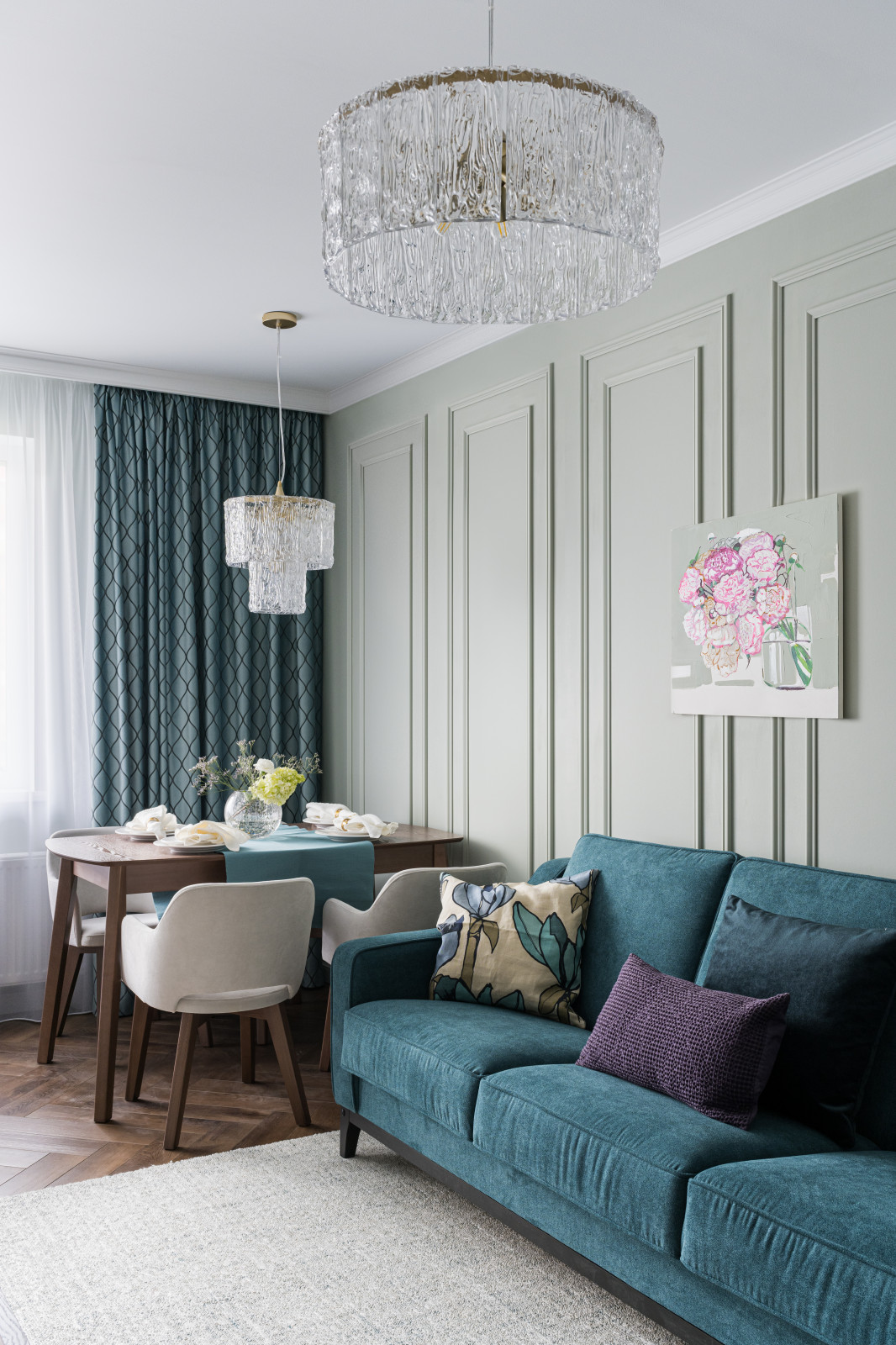 Квартира "Элегантность в цветах"