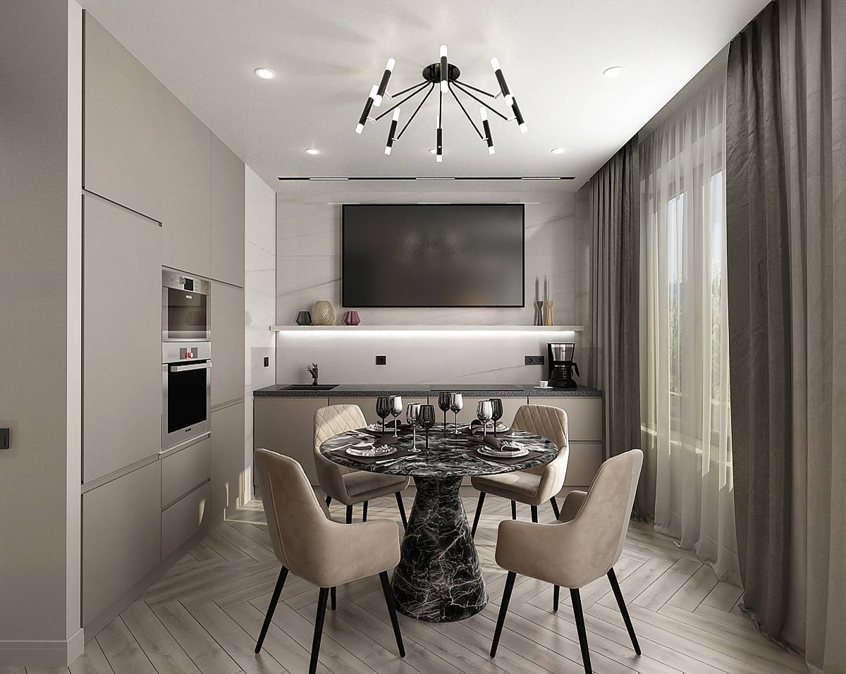 Обложка проекта: Квартира в Москве . 100 кв.м.