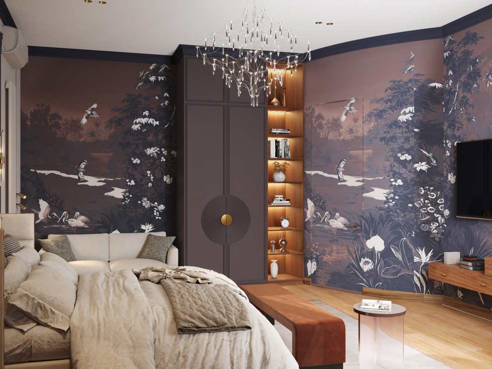 Спальня в загородном доме. Звенигород