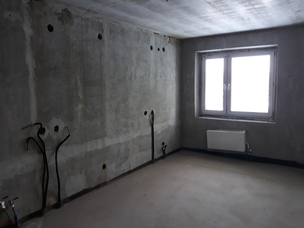 Черновая отделка кухни в Скандинавском стиле