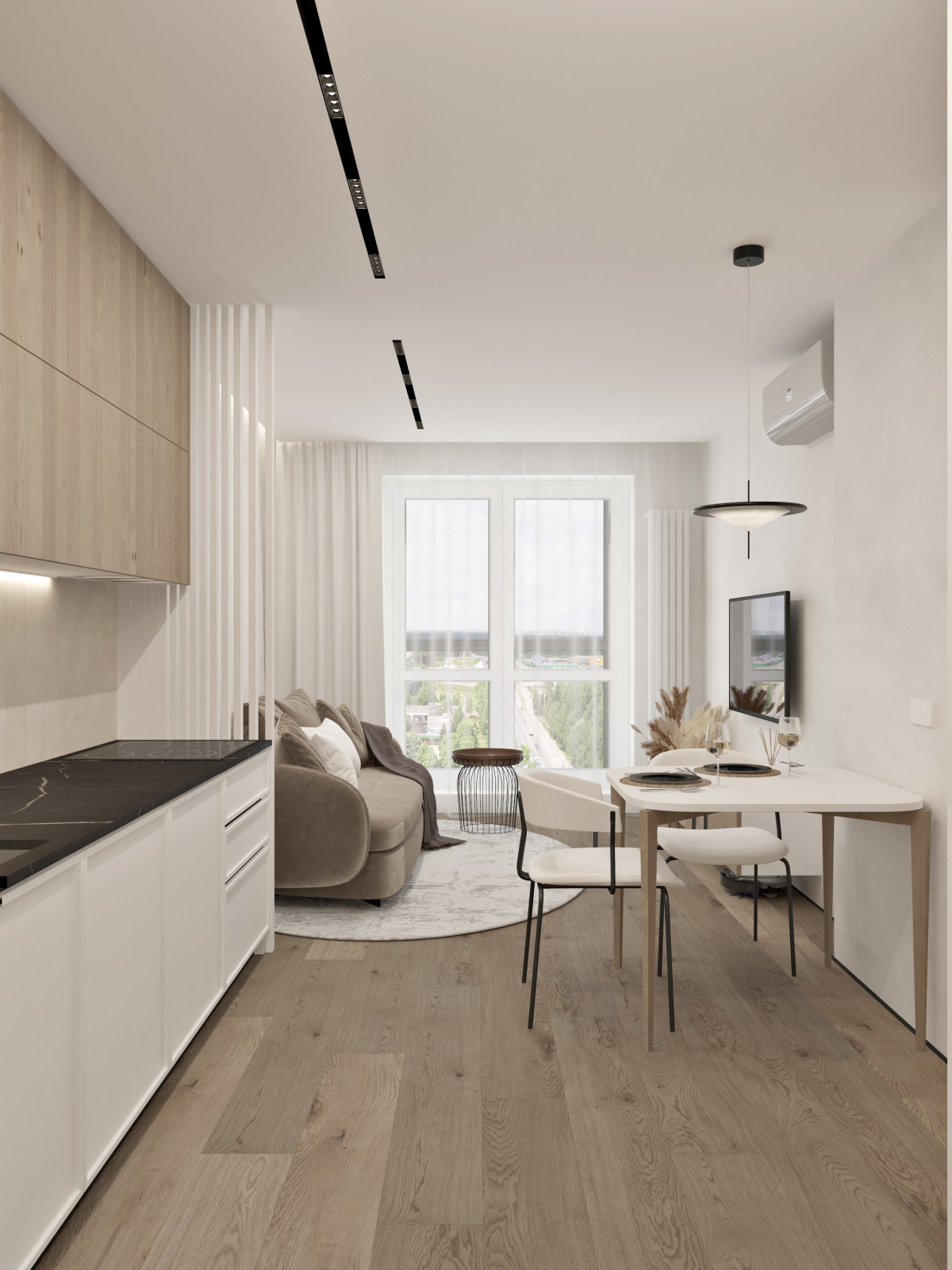 Однокомнатная квартира для девушки. Ижевск, ЖК "Маэстро", 40,6 кв.м.