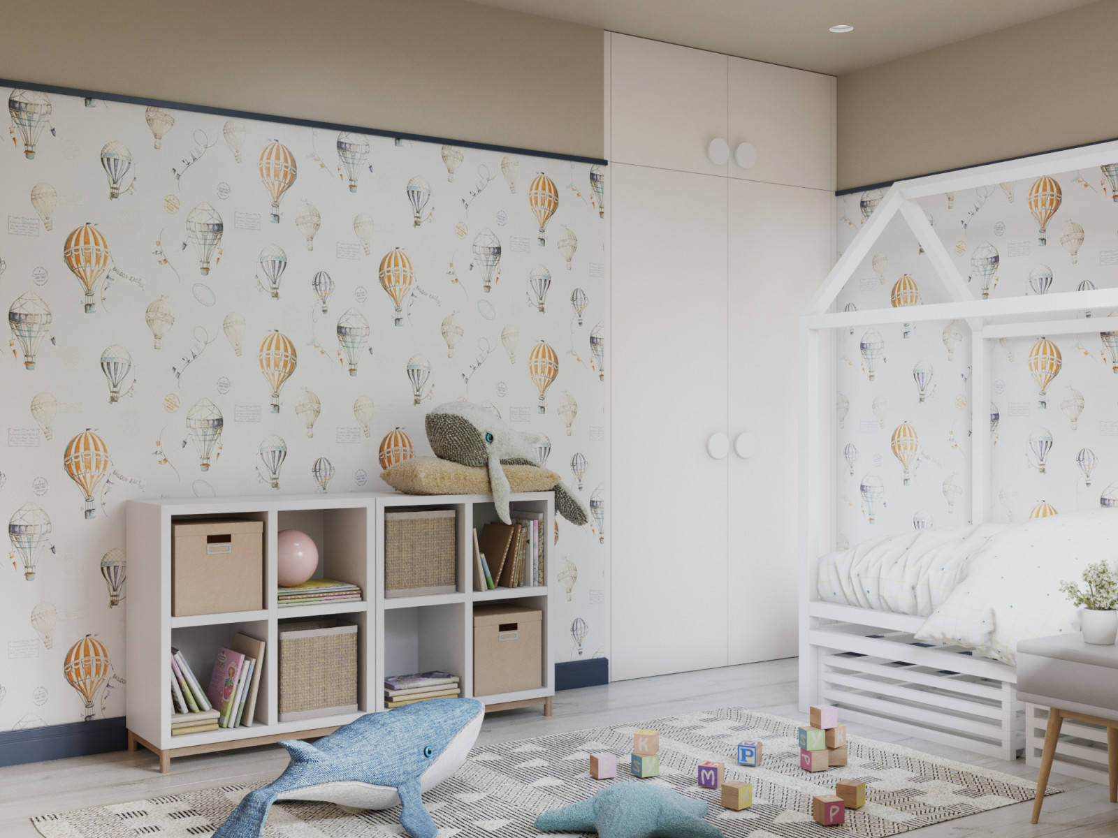 Обложка проекта: Детская комната ЖК Крылья