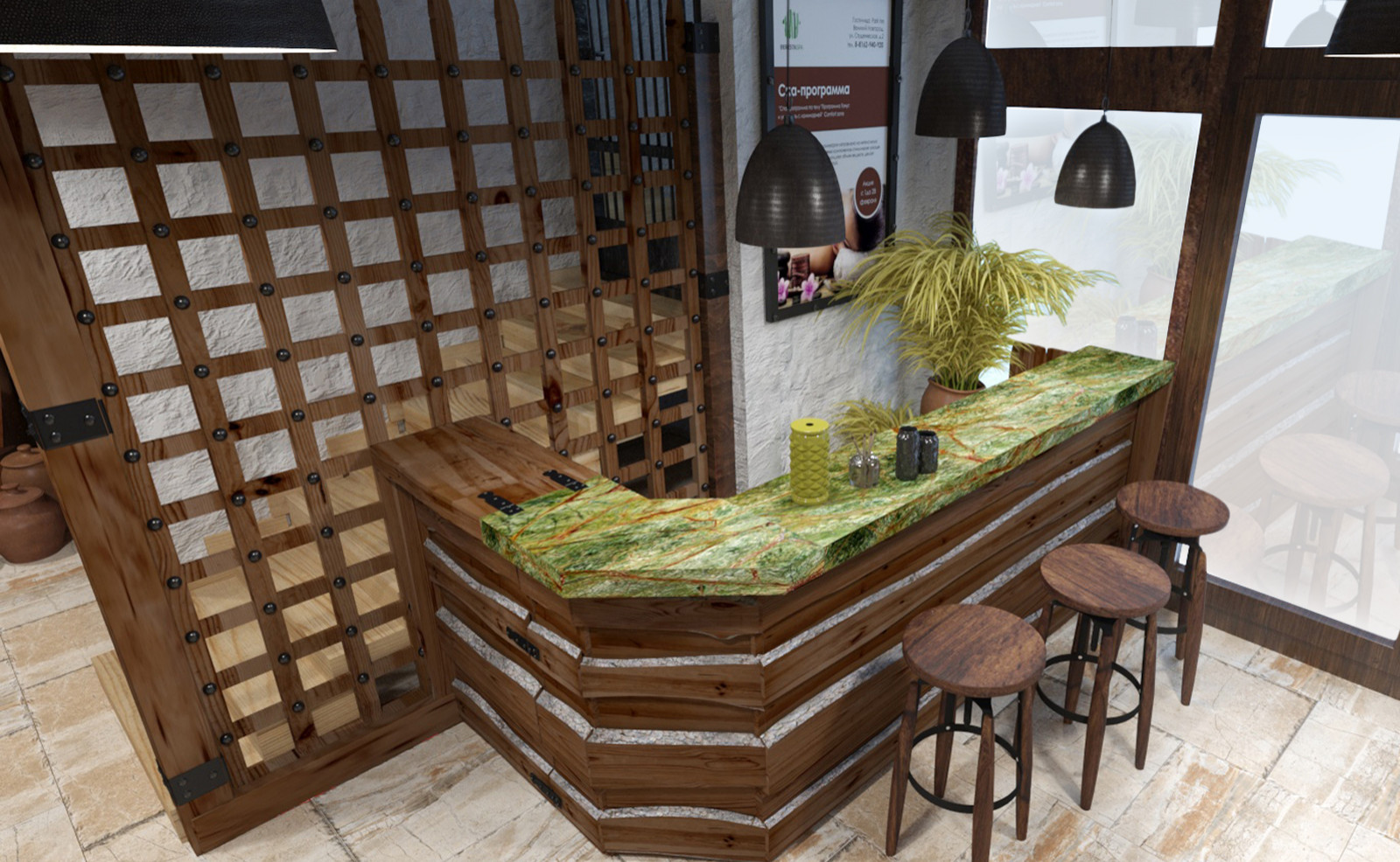 Банный комплекс - входная группа