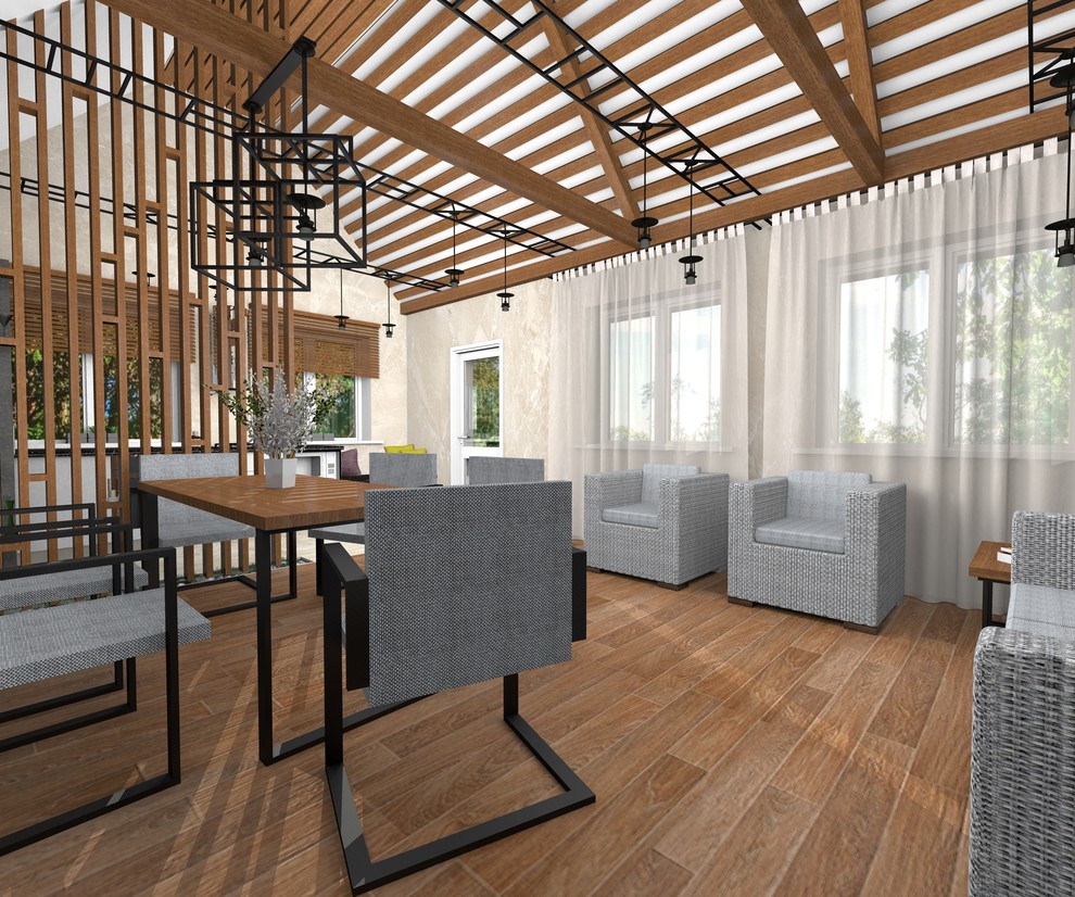 Дизайн-проект летнего домика в городе Чапаевск.