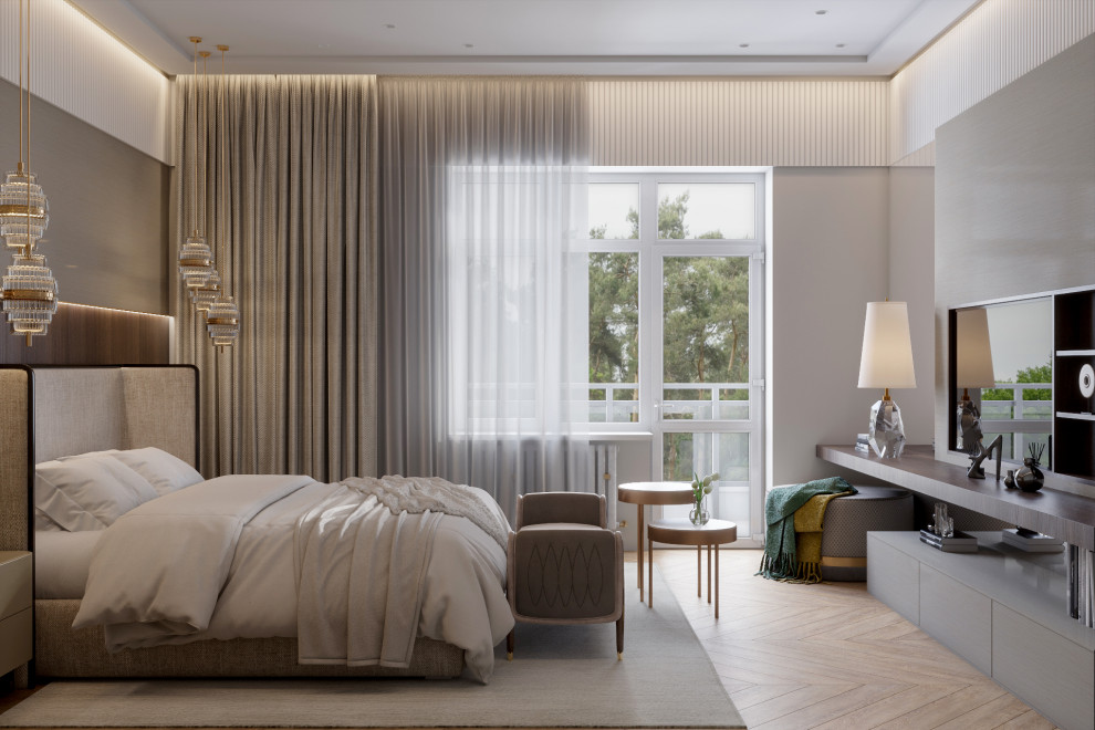 Спальня, вид с окном