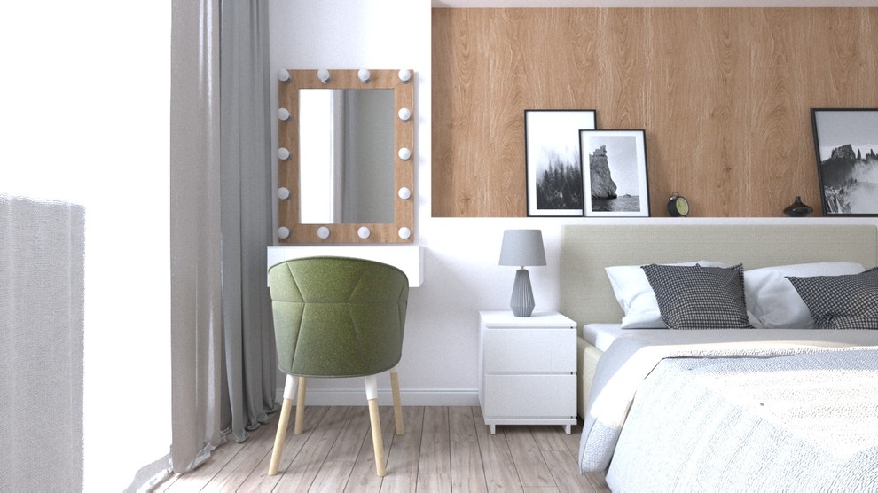 Светлая спальня