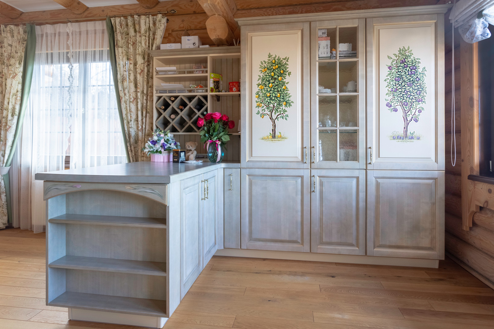 Уютный прованс для загородного дома. Кухня "Шато"