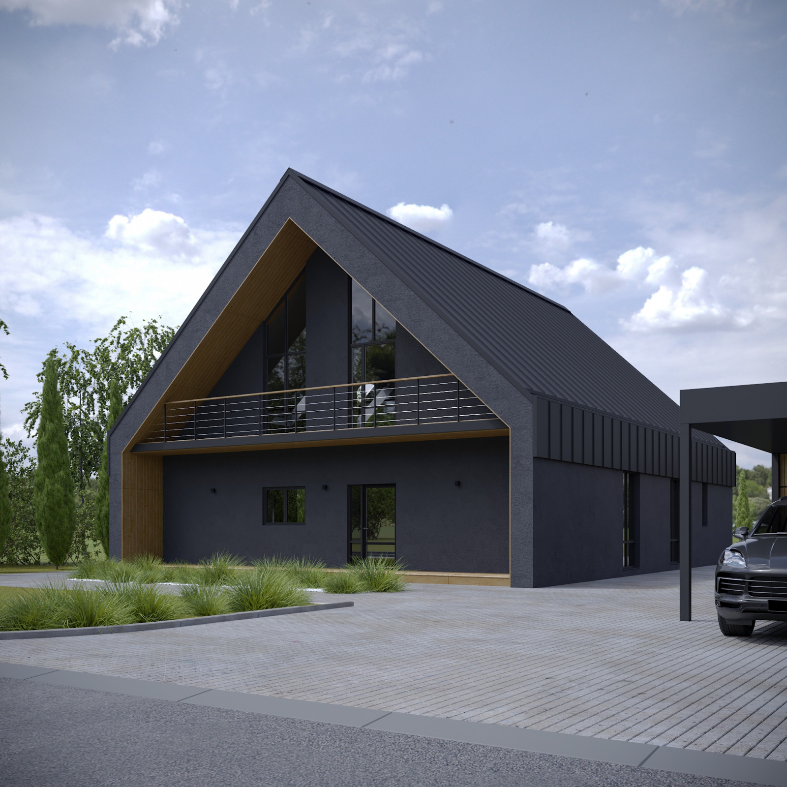 Современный дом для молодой семьи