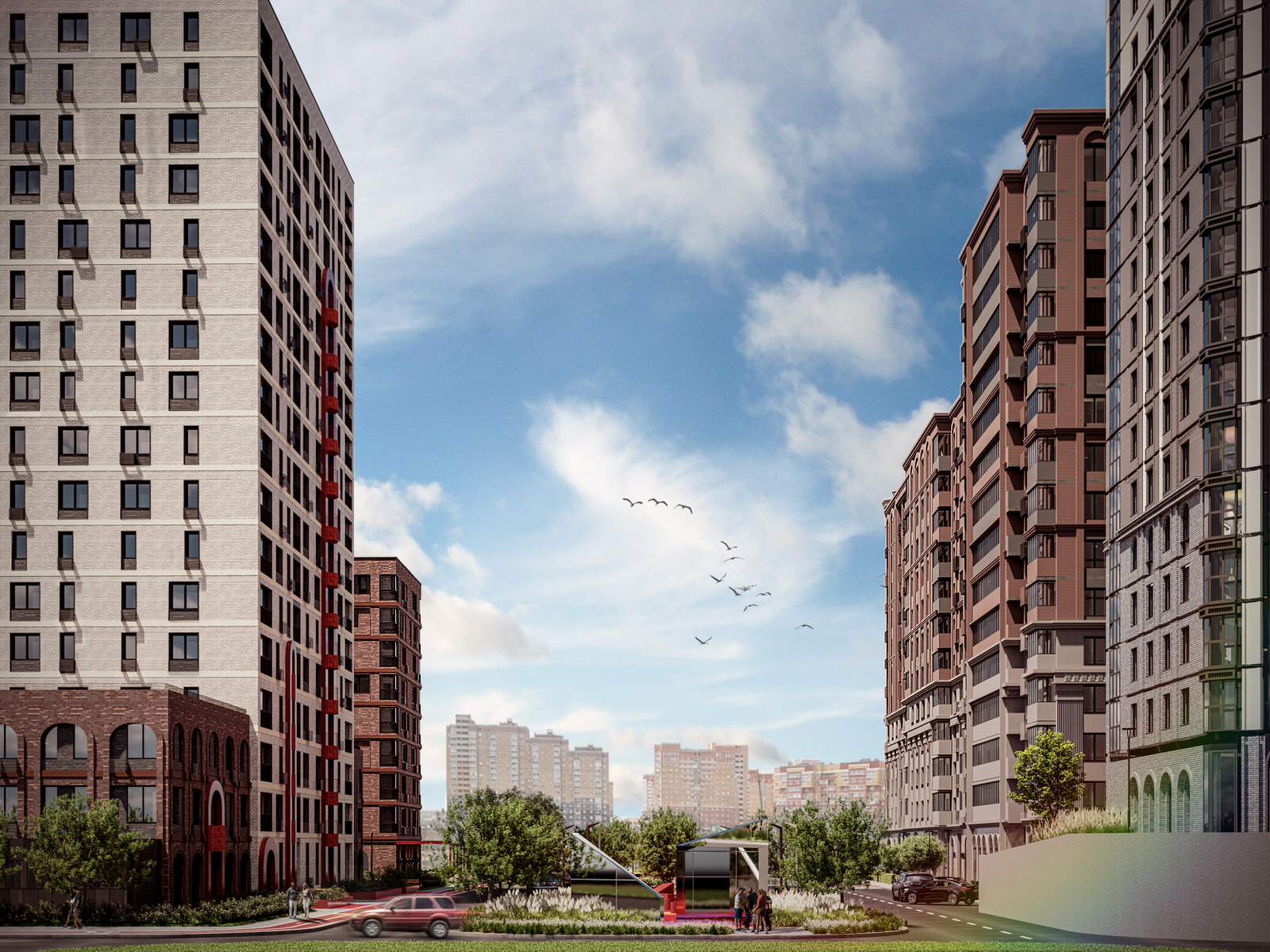 Архитектура фасадов и проект благоустройства