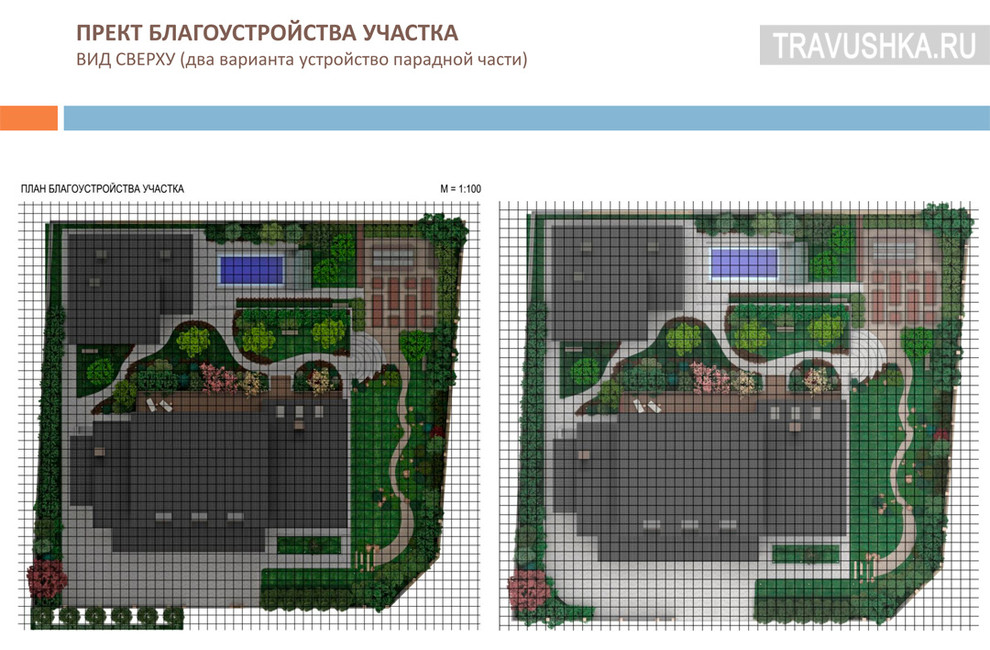План участка в масштабе