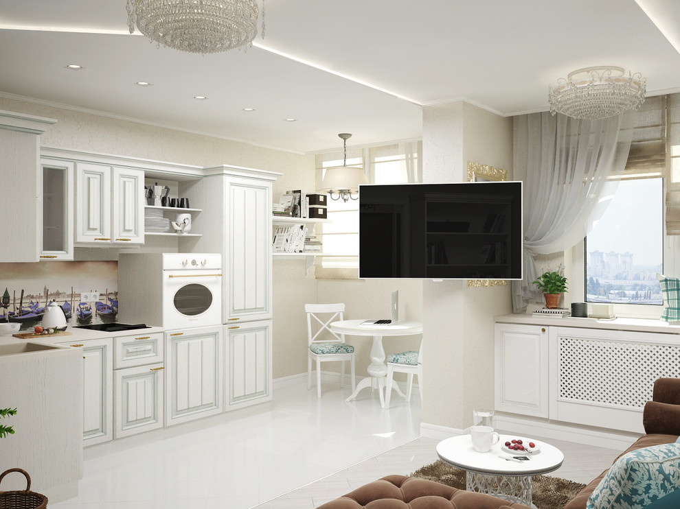 Дизайн интерьера квартиры студии на пр.Маршала Блюхера