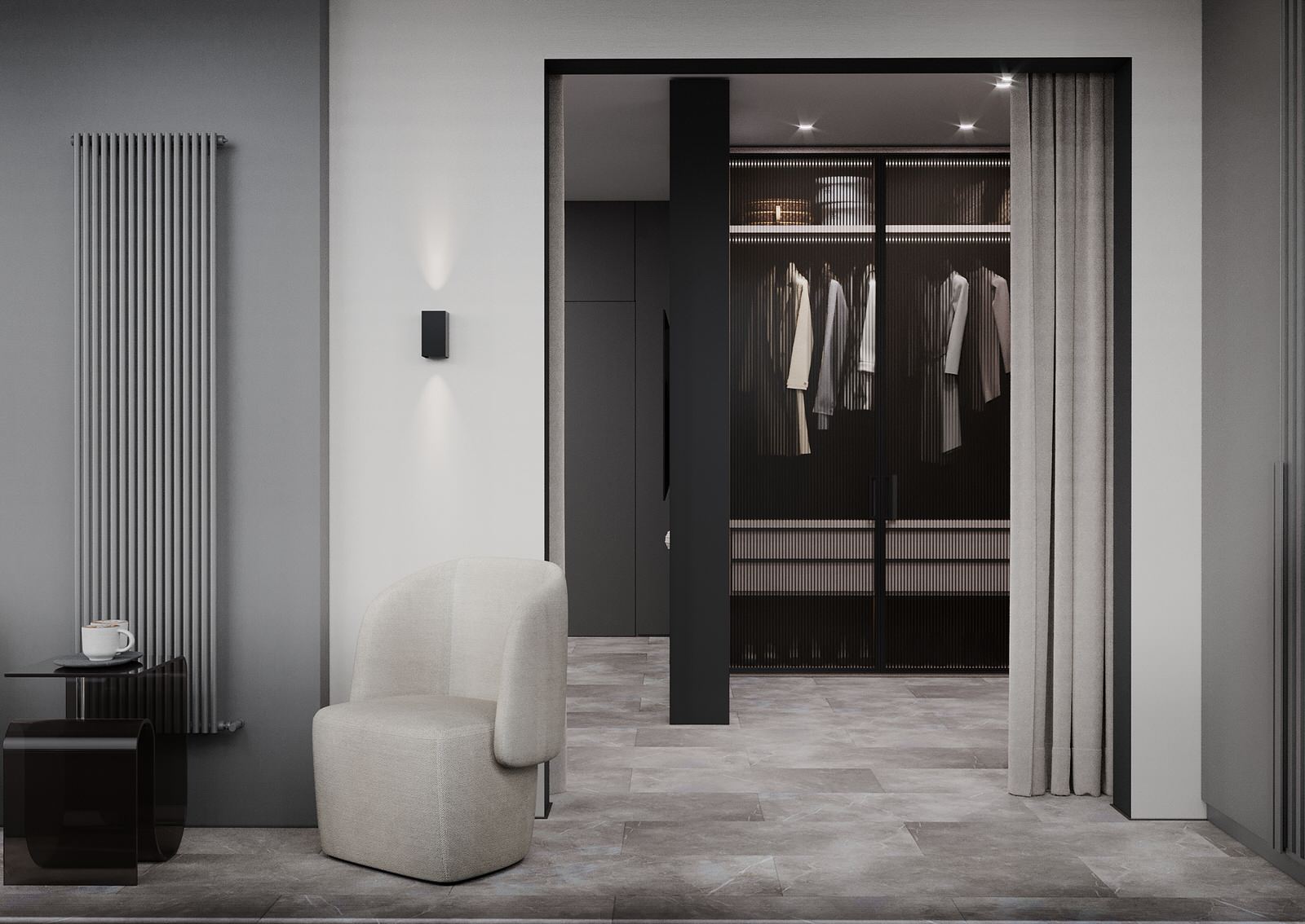 Спальня для молодой девушки ЖК "Лесопарковый", г.Челябинск