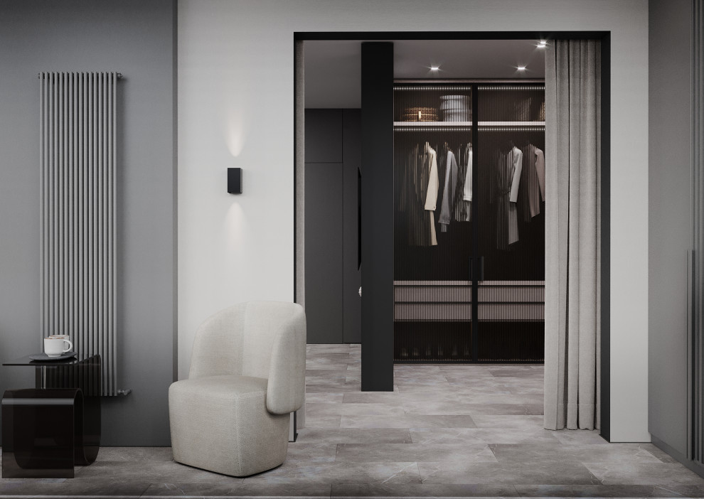 Спальня для молодой девушки ЖК "Лесопарковый", г.Челябинск