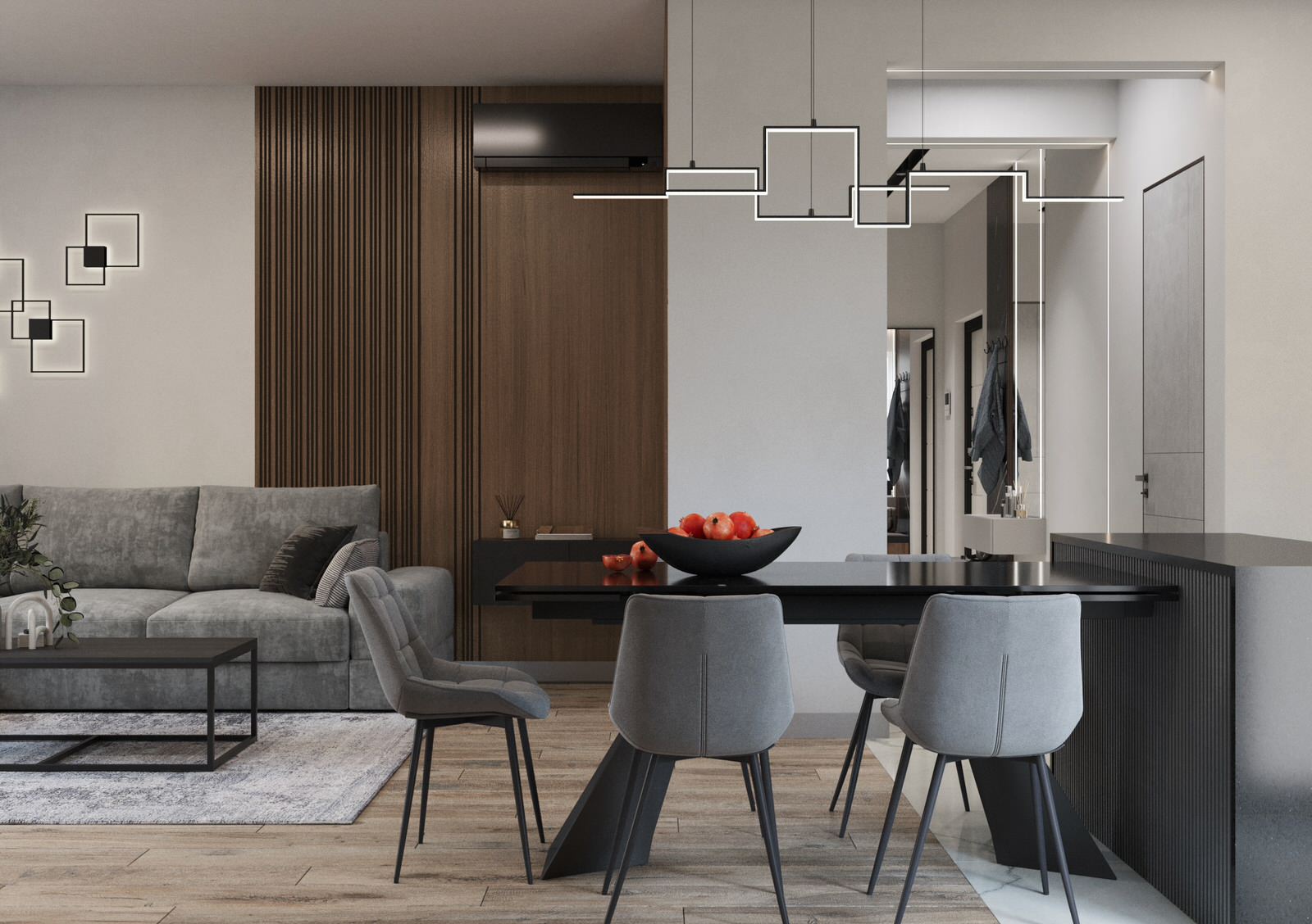 Трехкомнатная квартира 100 кв.м