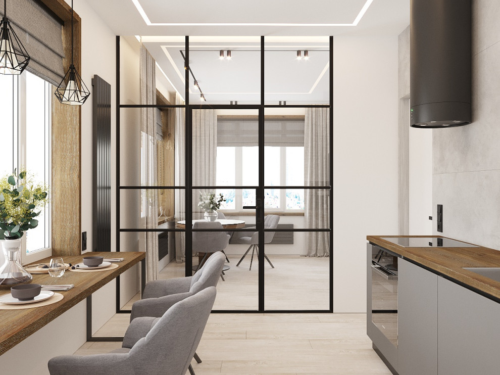 Проект двухкомнатной квартиры  (65,4 кв.м)