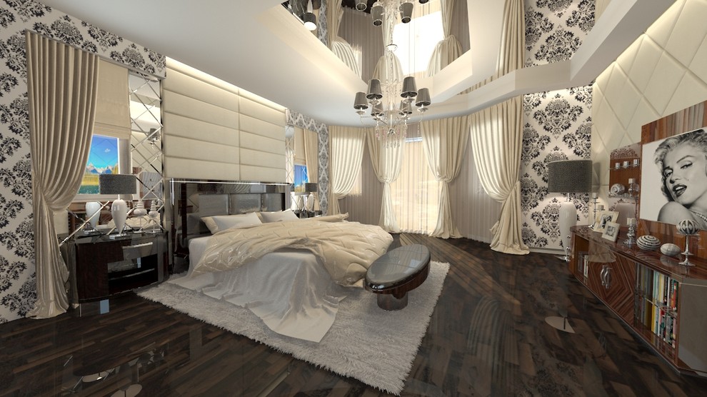 Беверли Хиллз - Лос Анджелес. Дизайн интерьера в современном стиле.